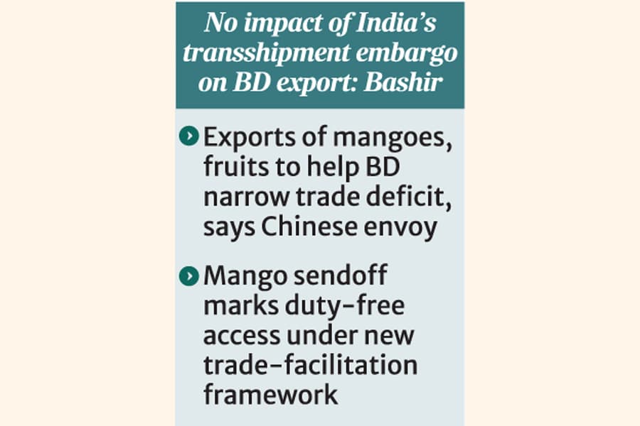 Maiden mango export to China initiates export diversification