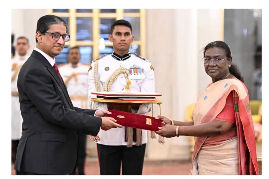 Indian president hopes for ‘democratic, inclusive’ Bangladesh as Dhaka’s envoy presents credentials