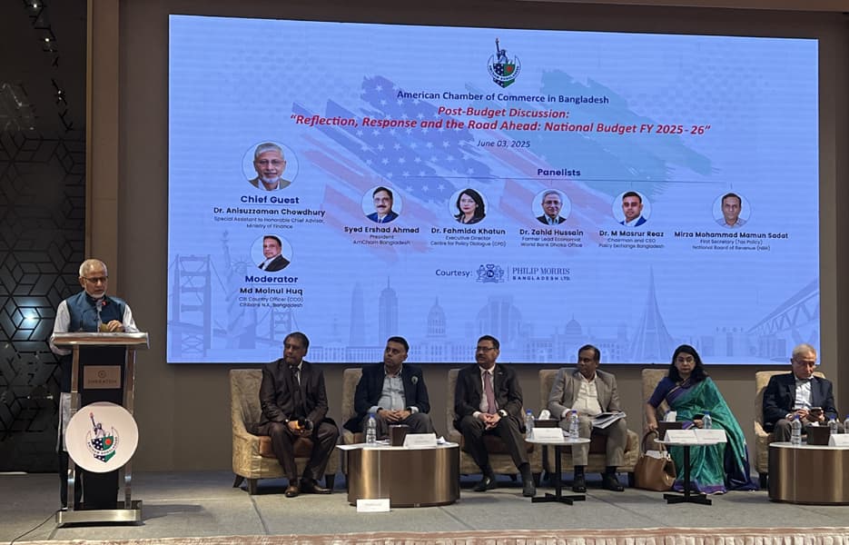 Observation at AmCham discussion: Budget is highly ambitious, implementation will be difficult,