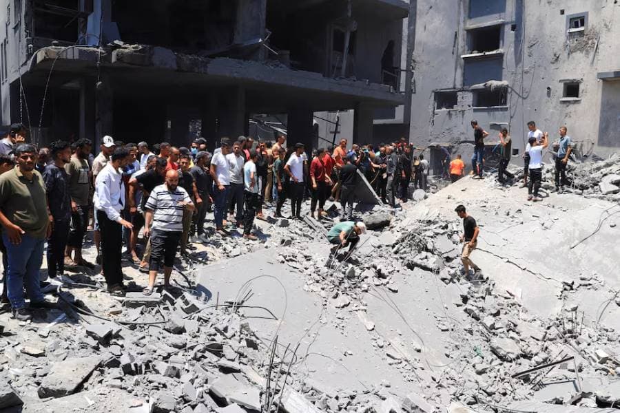 Israeli airstrikes kill 55, body of Thai hostage retrieved from Gaza