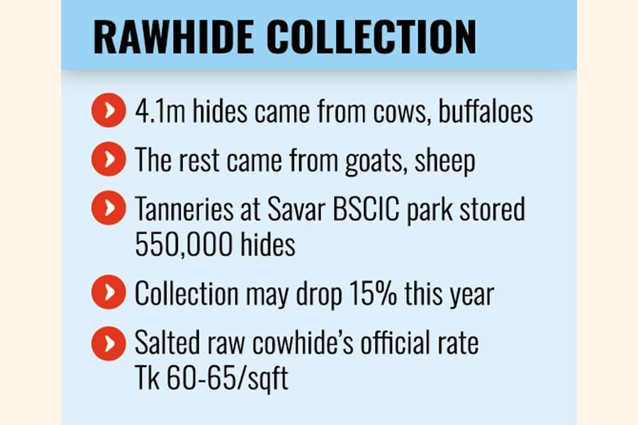 5.76m rawhides preserved