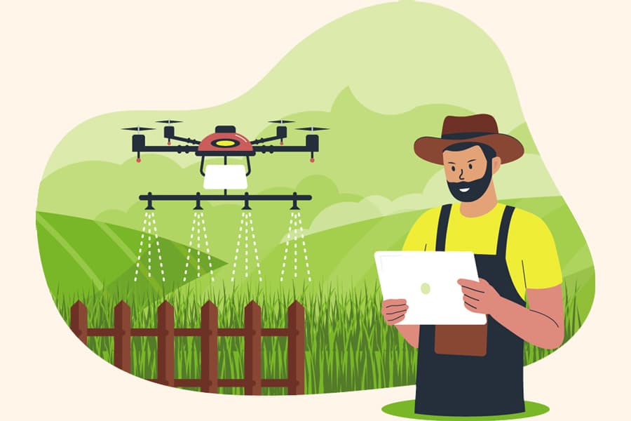 Drone technology is revolutionising agriculture