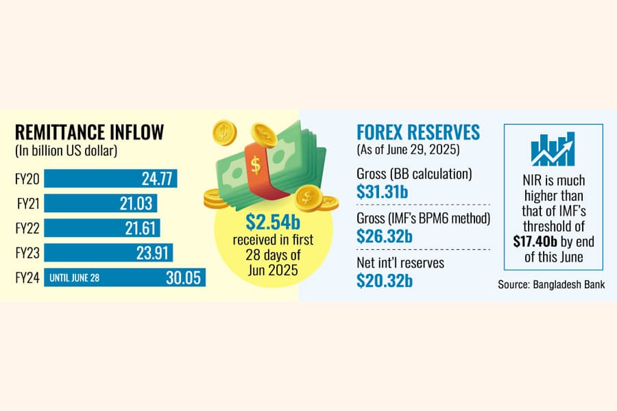 Record annual remittance fetches $31.31b