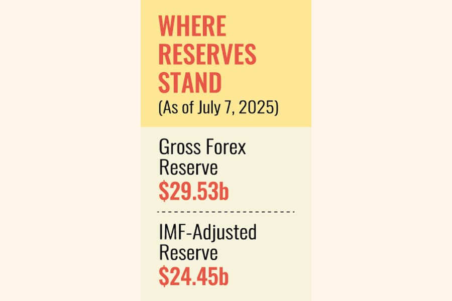 Forex reserves dip below $30b after ACU payment