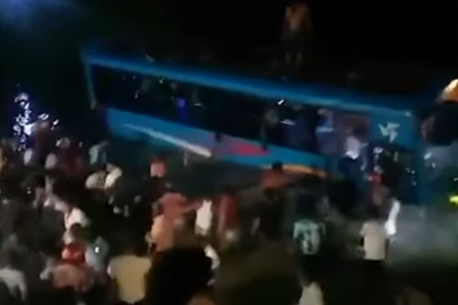 3 killed, 50 injured as bus falls into pond in Rangpur