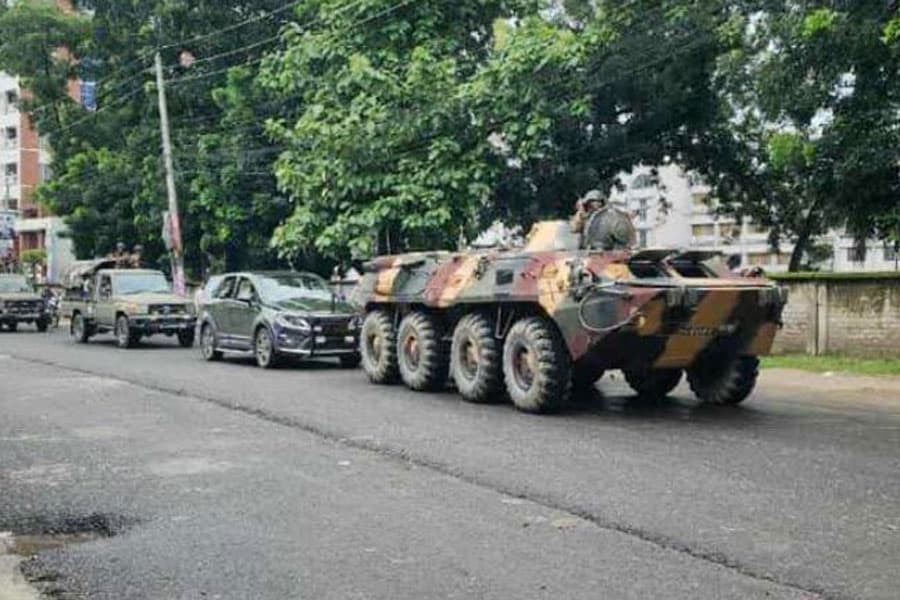 NCP leaders leave Gopalganj police superintendent’s office in armoured vehicles