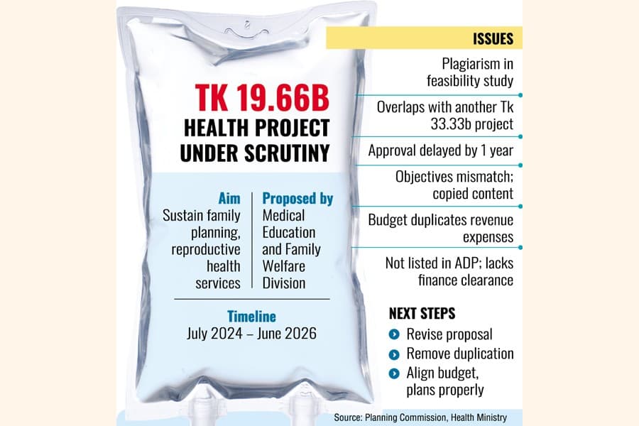 Health project stumbles over plagiarism