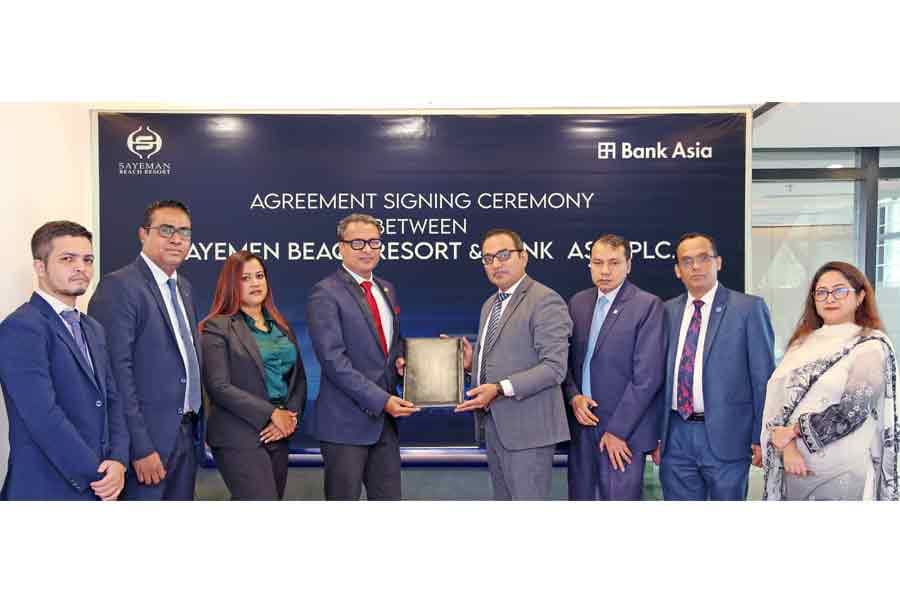 Bank Asia partners with Sayeman Beach Resort to offer exclusive stay privileges for credit cardholders