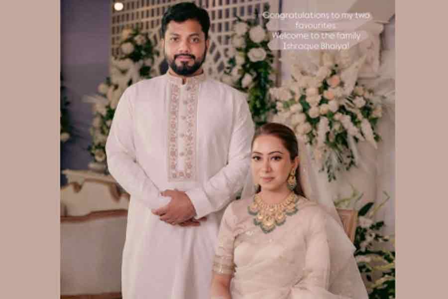 BNP leader Ishraque gets engaged to Barrister Nusrat Khan