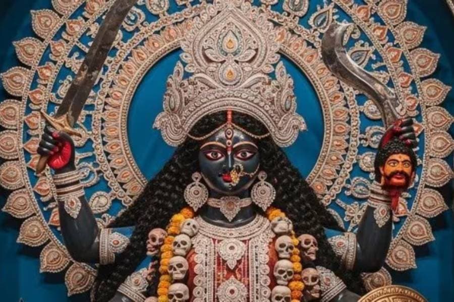 Kali Puja being celebrated