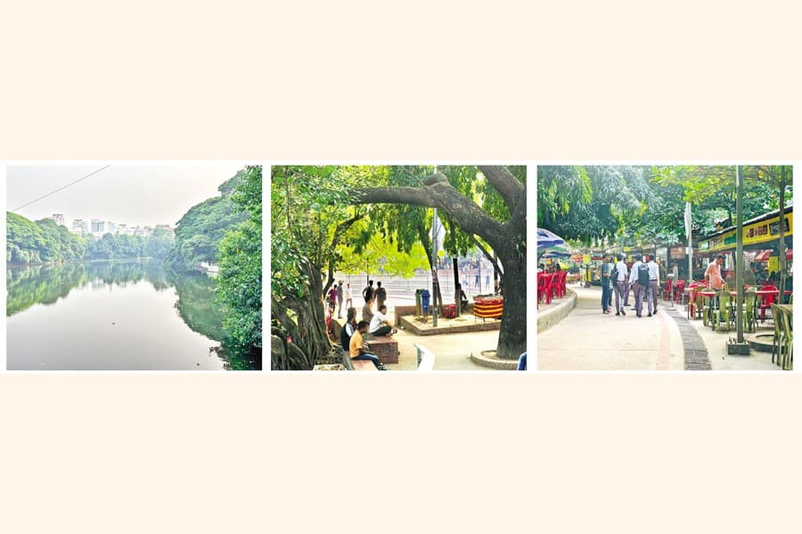 How a residential area turns into a place of urban gathering