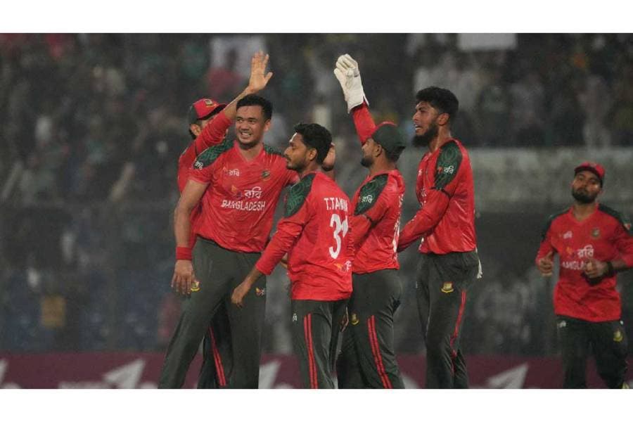 Tanzid’s fluent 89 helps Bangladesh post 151 against West Indies in third T20