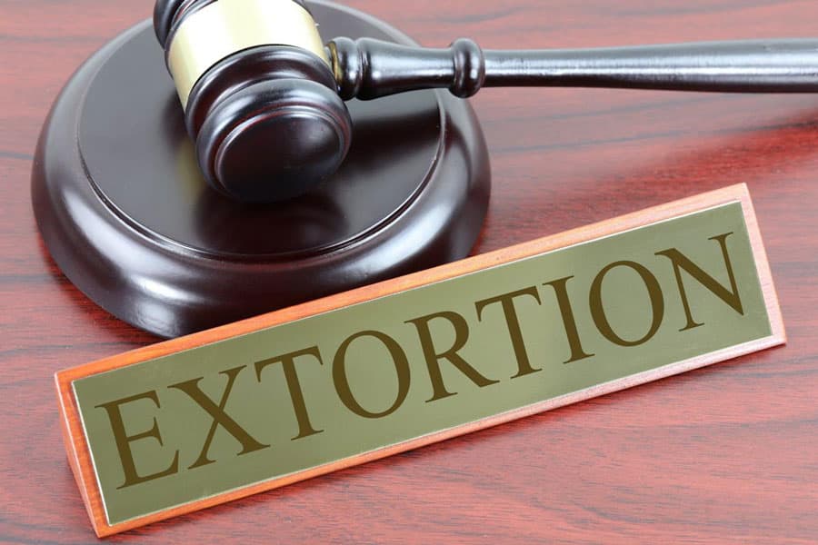 Normalising extortion?