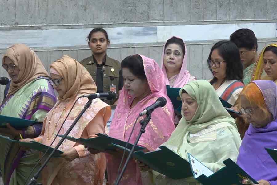 49 women MPs from reserved seats take oath
