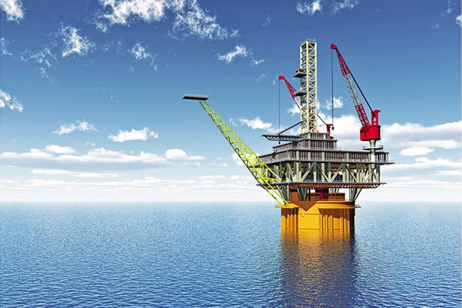 Offshore gas and  oil exploration