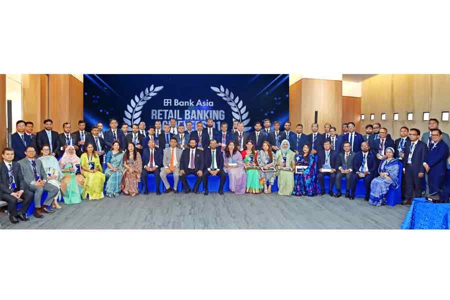 Bank Asia awards employees for outstanding performance in Retail Banking business
