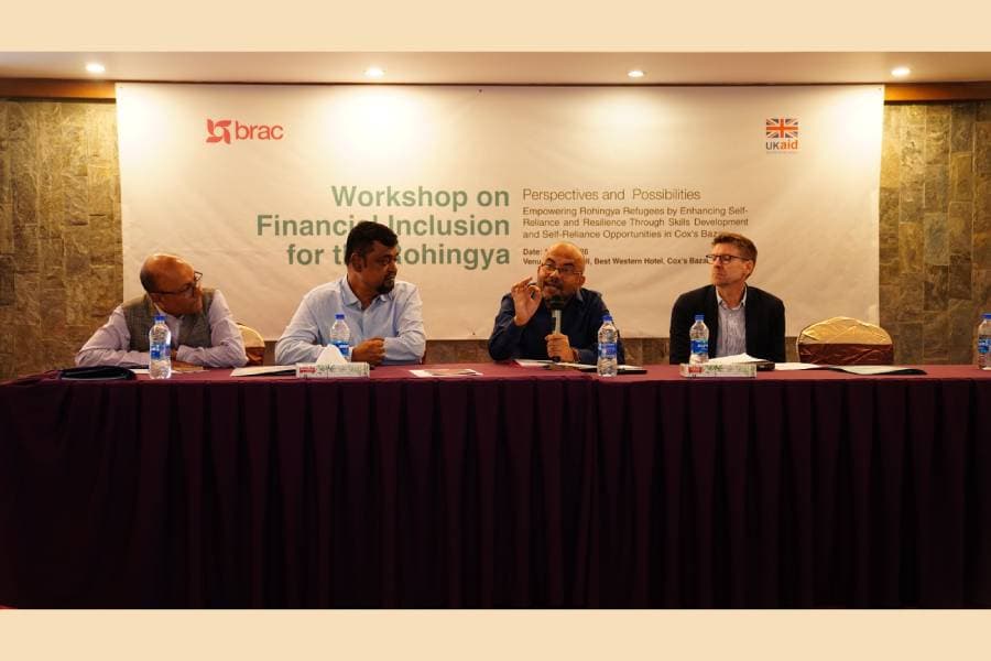 Practitioners emphasise Financial Inclusion for Rohingya community at Cox’s Bazar workshop