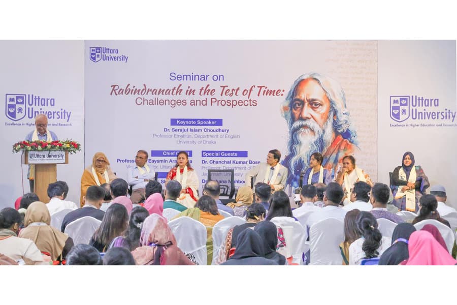 Uttara University holds seminar on Rabindranath’s contemporary relevance