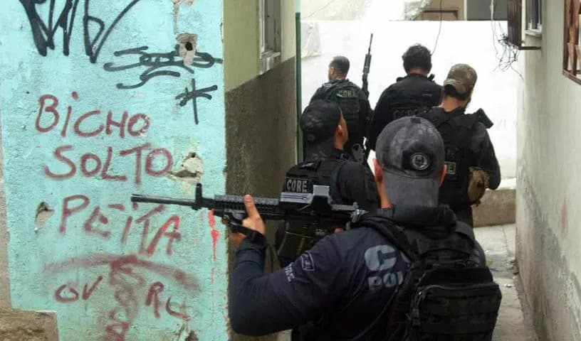 Brazil police raids targeting drug gangs leave at least 45 dead