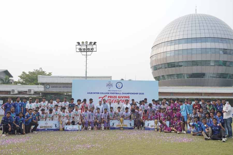 BAF Shaheen College Kurmitola wins AIUB Inter-College Football Championship 2026