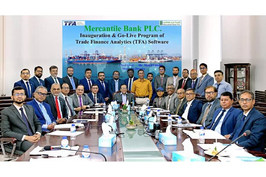 Mercantile Bank launches Trade Finance Analytics Software