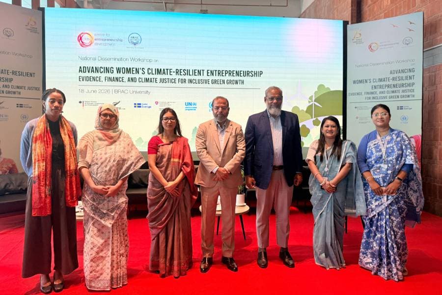 CED, BRAC University workshop highlights Women’s Role in Climate-Resilient Entrepreneurship