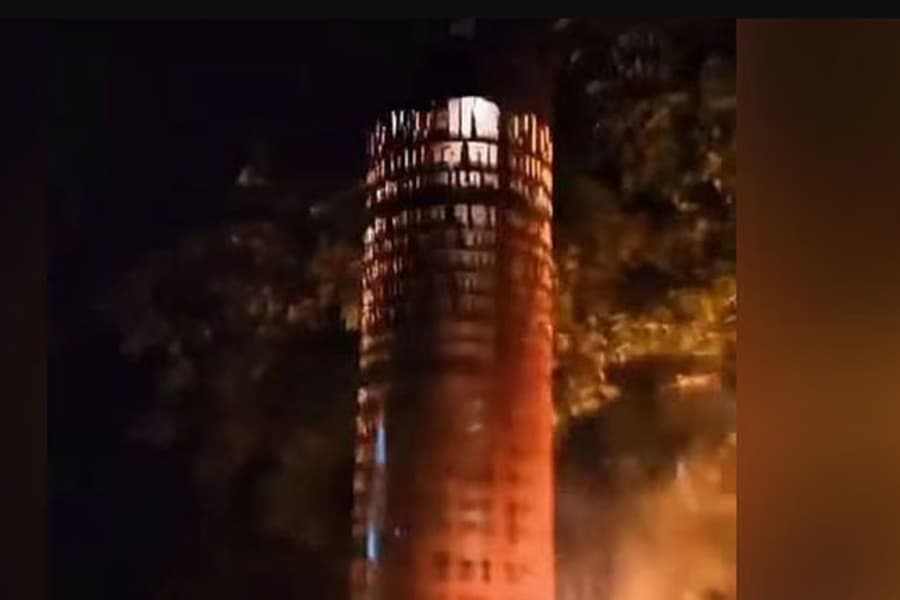 July memorial torched in Khagrachhari, one held