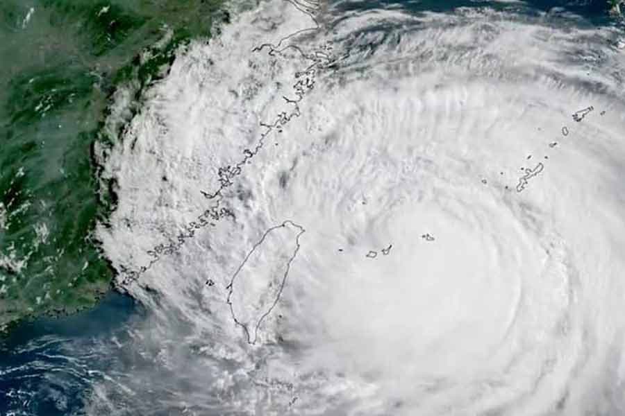 Typhoon Bavi barrels towards China, prompting large-scale evacuations