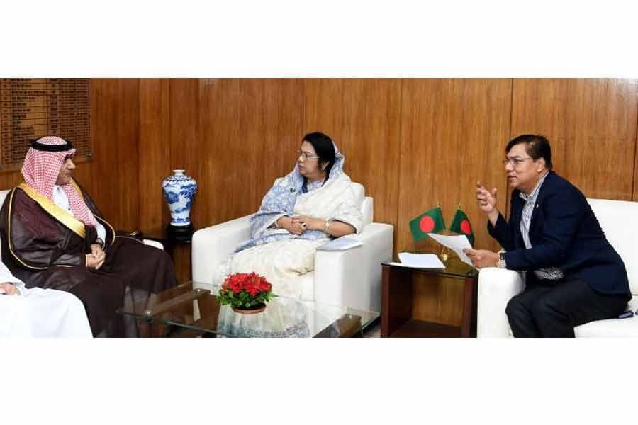 Saudi Ambassador pays courtesy call on Minister, State Minister for Civil Aviation