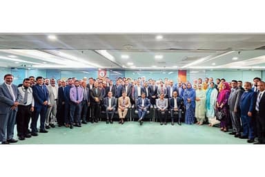 SIBL holds business review meeting with Dhaka North and South region branches
