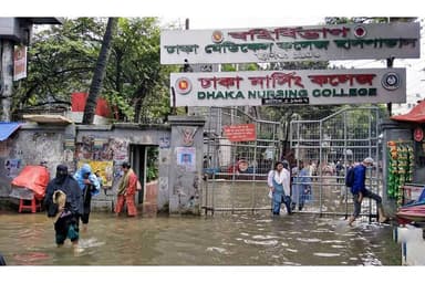 Brief calm for Dhaka, more rain on the way