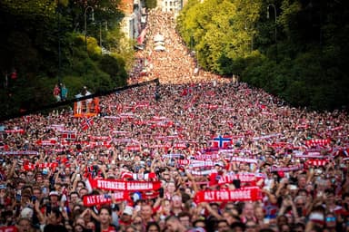 Norway turn World Cup heartbreak into celebration as huge crowds pack capital