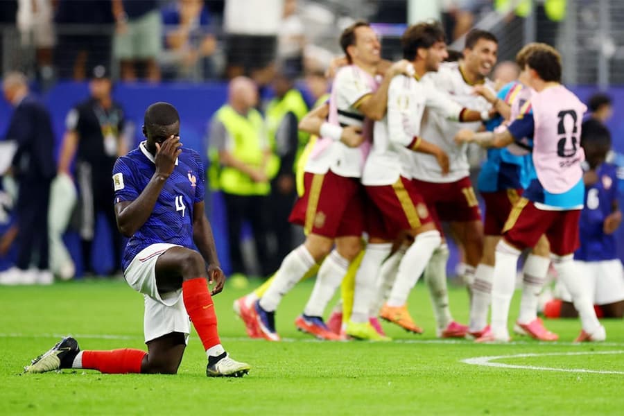 Spain’s anaconda grip crushes French World Cup dream