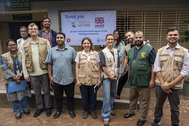 KSrelief, UK delegation visits Cox's Bazar to review Rohingya aid programmes