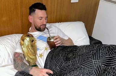 The drink that sat next to the trophy