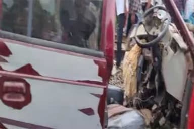 Three die as train rams school van in West Bengal