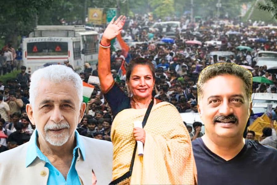 Shabana Azmi, Prakash Raj lead Bollywood surge for 'Cockroach' youth movement