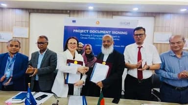 Bangladesh, IOM launch EU-funded climate mobility project