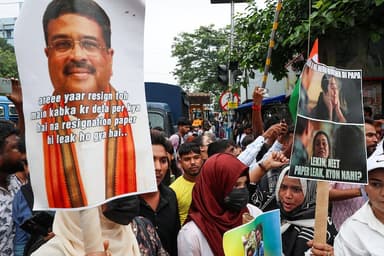 India's education minister resigns after youth protests