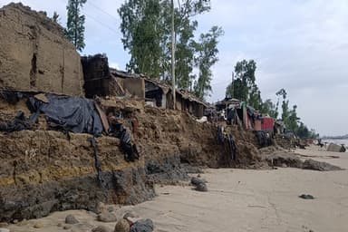 Tidal surge, rain inundate Matarbari coastal areas