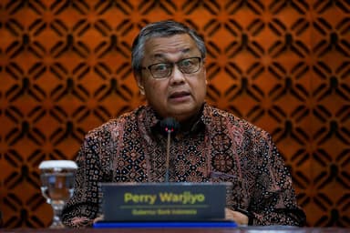 Indonesia central bank governor Perry Warjiyo steps down