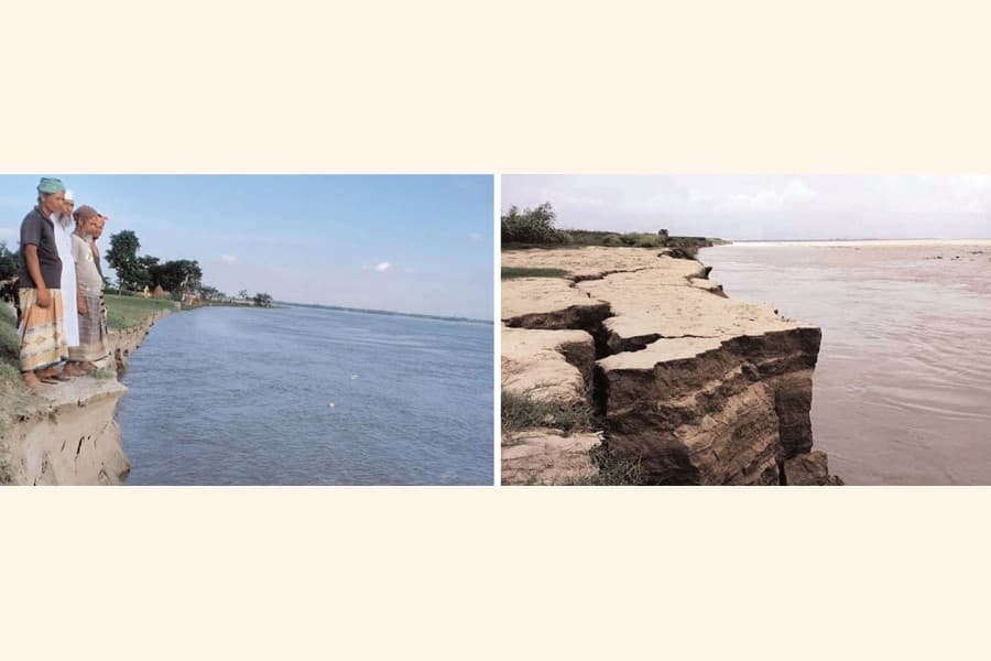 Teesta, Padma erosion continuing havoc in Gangachara, Daulatpur
