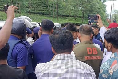 Police block NCP leaders headed to Habiganj