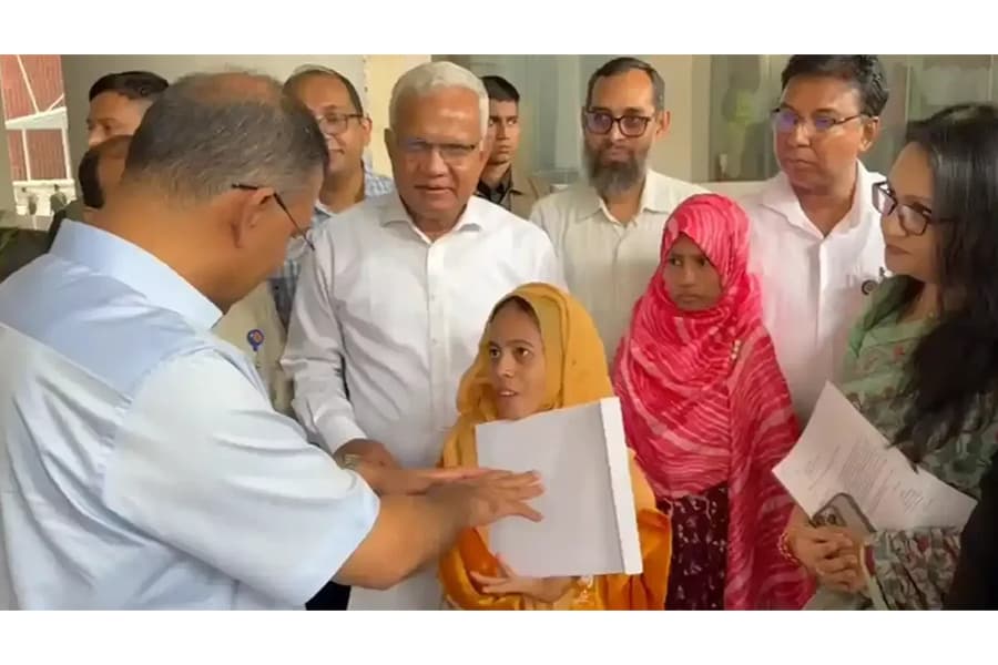 PM hands over appointment letters to three persons with disabilities