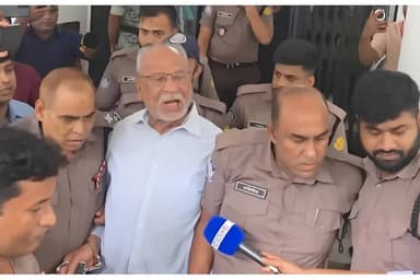 Latif Siddiqui shown arrested, sent to jail in Shapla Chattar case