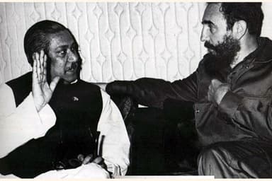 Bangabandhu’s encounter with Castro
