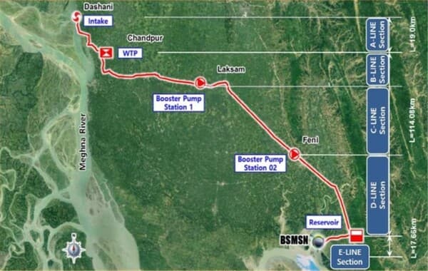 Korean cos awarded preferential rights for water supply project in Bangladesh