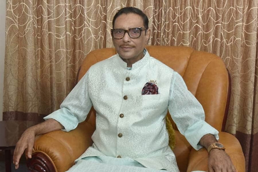 Obaidul Quader leaves Dhaka for Singapore for health check-up