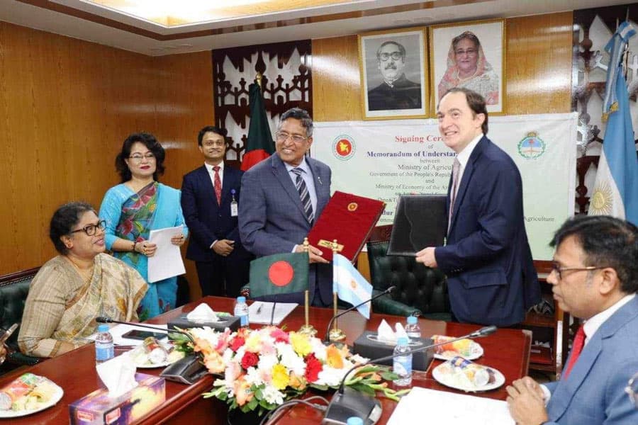 Bangladesh, Argentina sign maiden MoU for agricultural cooperation