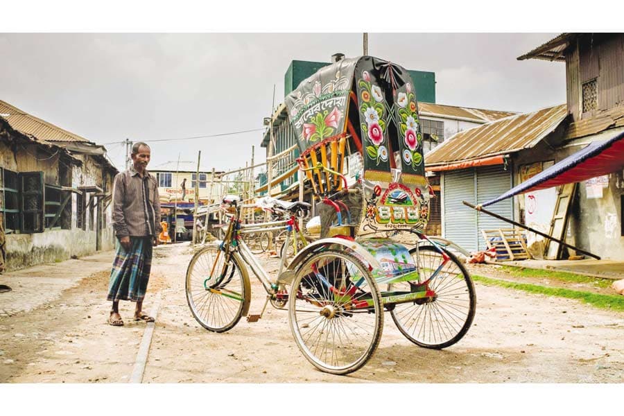The lyrical wheels of rickshaw